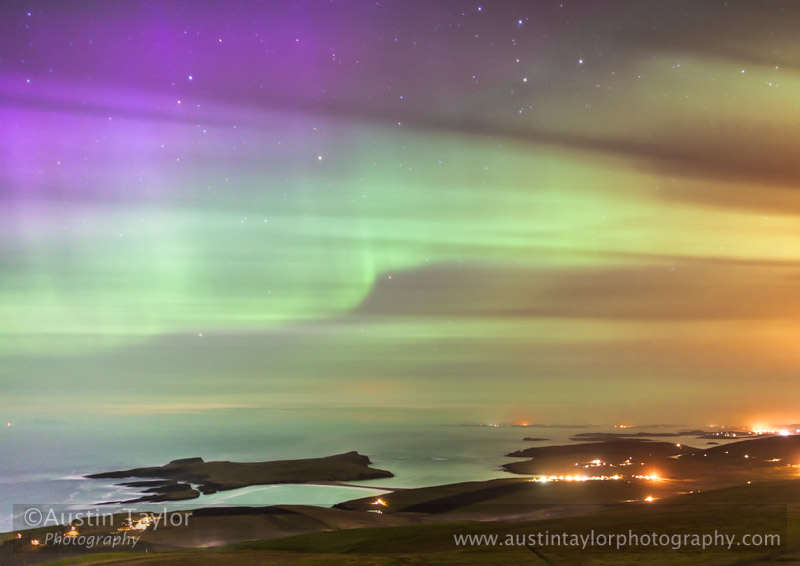 Aurora over St Ninian's - Exhibited at Brazil, Sao Paulo Narrativas Exhibition
