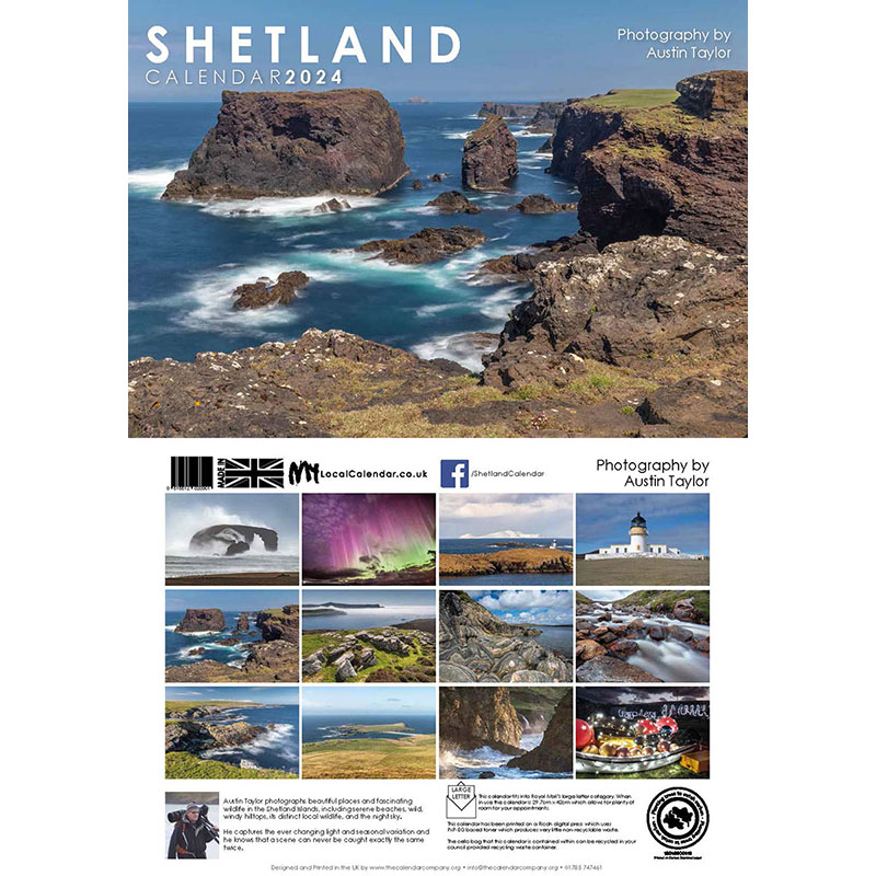 Shetland Small Calendar 2024