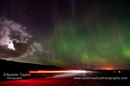 Aurora borealis (northern lights) at Wadbister, Shetland