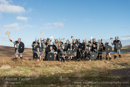 Jarl Squad photo on Uphouse to Setter road - Bressay Up Helly-Aa 28 February 2014