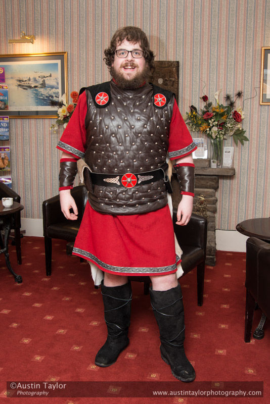 Andrew Hutton at Sumburgh Hotel - South Mainland Up Helly-Aa 2014