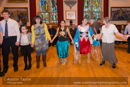 Guests join in traditional Indian dance at Civic Reception at Lerwick Town Hall, Shetland for the Spirit Dancer Shetland Committee exchange visit by young people from the Osoyoos Indian and Penticton Indian Bands from Canada to Shetland on 27 April 2015