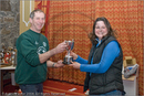 Prize winner at the Awards Ceremony at the Hilton Hotel, Coylumbridge for the 25th Anniversary Siberian Husky Club of Great Britain Aviemore Sled Dog Rally 2008