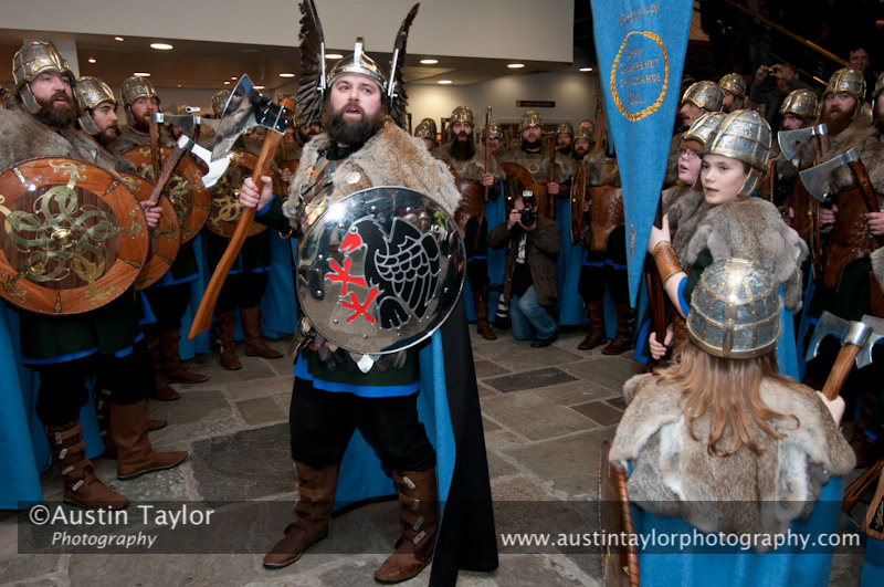 Up Helly-Aa 2011: at Lerwick Museum  and Archives - Guizer Jarl
