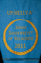 Up Helly-Aa 2011: Guizer Jarl John Hunter as Johan Sanderrevet of Valsgärde, Sweden visits Sound Hall with his Jarl Squad