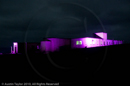 Mirrie Dancers Illuminations - former listening station, Garths Ness, Dunrossness, Shetland