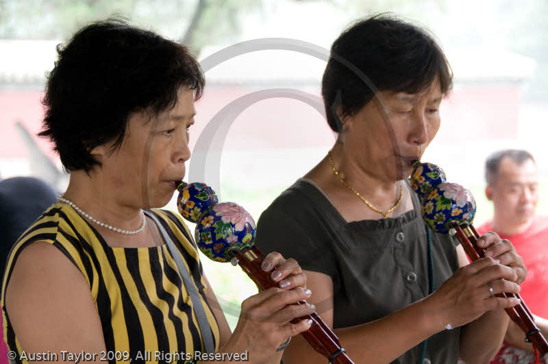 Musicians at Temple of Heaven, Beijing