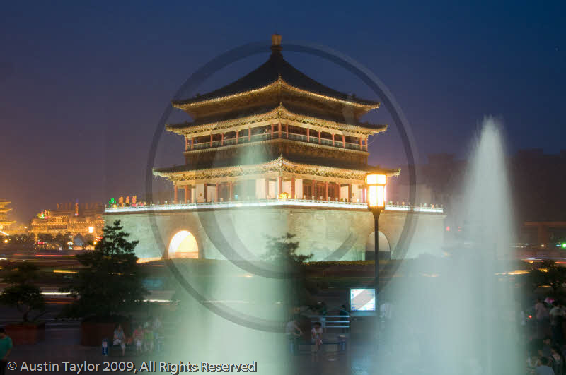 Bell Tower at night, Xi'an