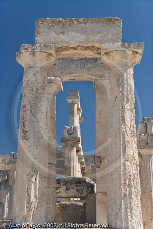 Temple, Sanctuary of Aphaea Museum, Aegina, Greece 24 September 2007