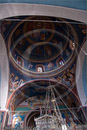 Inside the Orthodox church on harbour front, Aegina town, Greece 23 September 2007