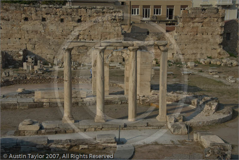 Ruins at Roman Agora, Athens, 20 September 2007