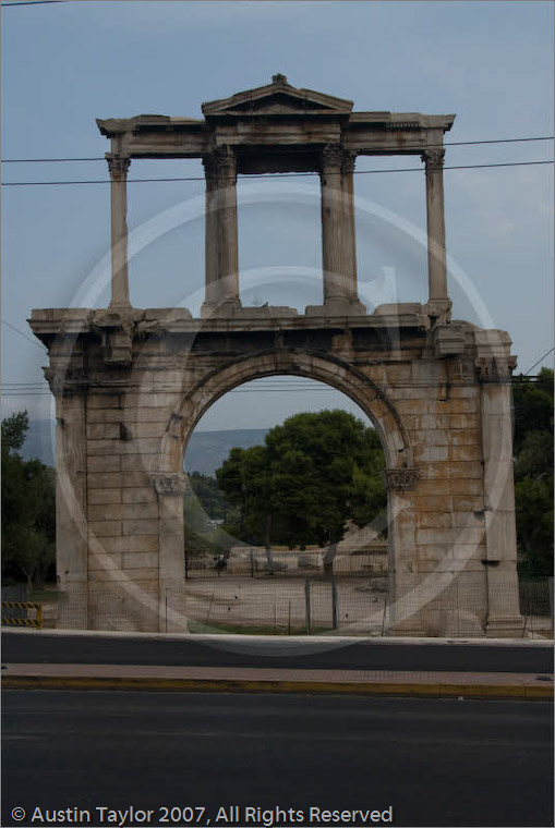 Hadrian's Arch, Athens, 20 September 2007
