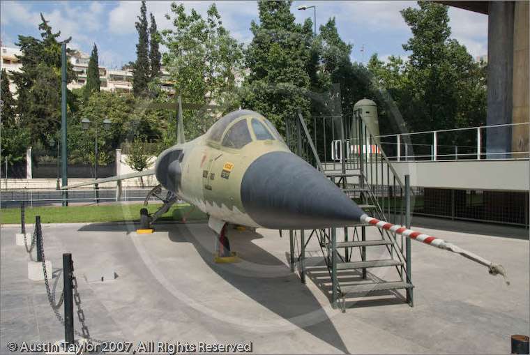 Planes at Military Museum in Athens, Greece 22 September 2007
