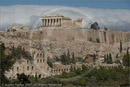 Acropolis from Philopappos (Hill of the Muses), Athens, Greece 21 September 2007