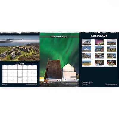 Shetland Large Calendar 2024