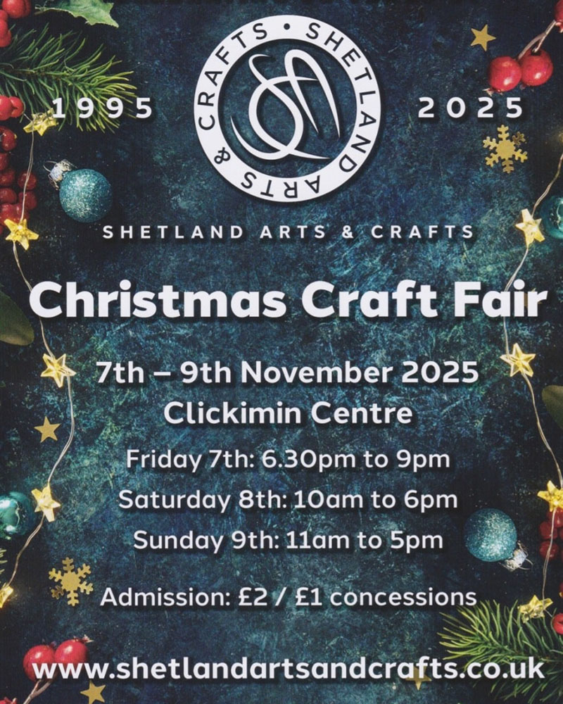 SACA Clickimin Craft Fair Poster