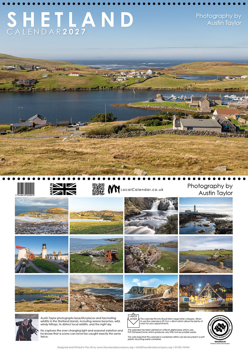 Austin Taylor Photography Shetland Calendar 2027