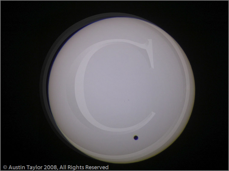 Transit of Venus 8 June 2004 from Lerwick