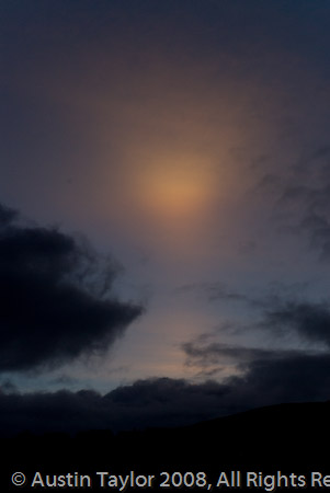 Sun Pillar at Lerwick, Shetland