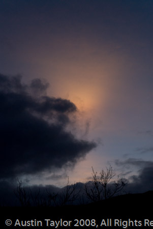 Sun Pillar at Lerwick, Shetland