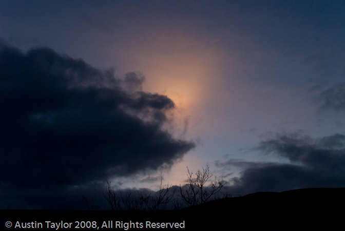 Sun Pillar at Lerwick, Shetland