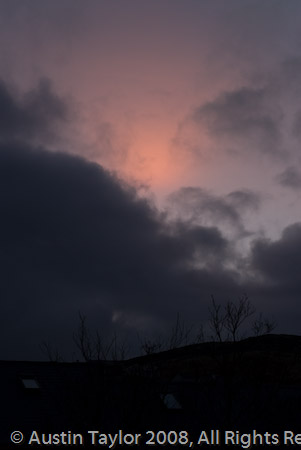 Sun Pillar at Lerwick, Shetland