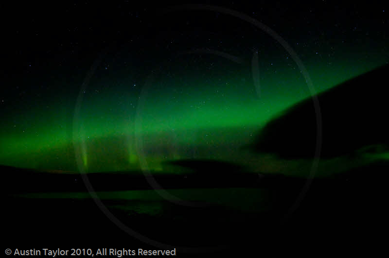 Aurora Borealis at Wadbister, Shetland 12 April 2010