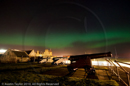Aurora Borealis over Fort Charlotte, Lerwick, Shetland 12 April 2010
