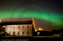 Aurora Borealis over Fort Charlotte, Lerwick, Shetland 12 April 2010
