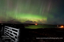 Aurora borealis (northern lights) at Wadbister, Shetland