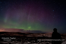 Aurora borealis (northern lights) at Catfirth, Shetland