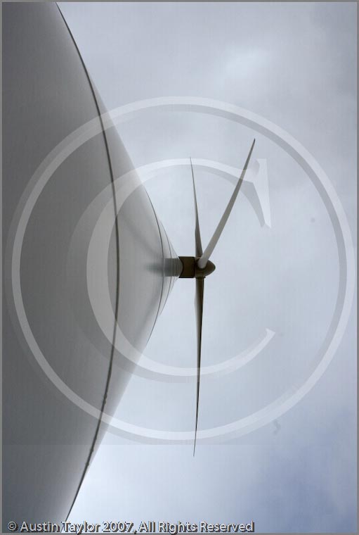 Aerogenerators - Wind Farm at Burradale, Tingwall, Shetland, by Austin Taylor
