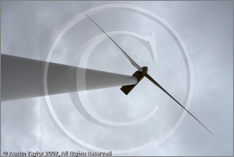Aerogenerators - Wind Farm at Burradale, Tingwall, Shetland, by Austin Taylor