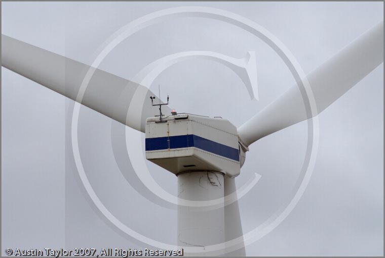 Aerogenerators - Wind Farm at Burradale, Tingwall, Shetland, by Austin Taylor