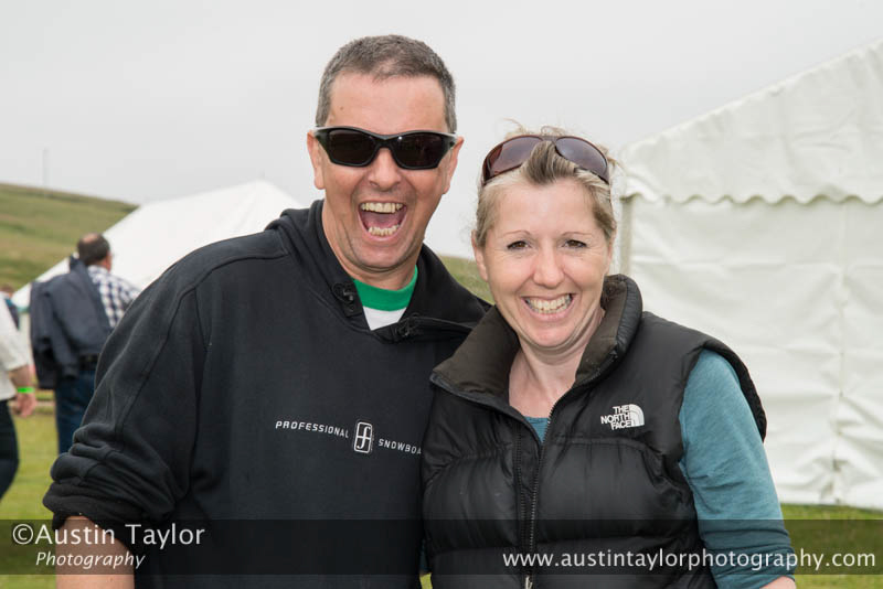 Bruce and Kaila McCulloch at the Glusstonberry Festival 2013