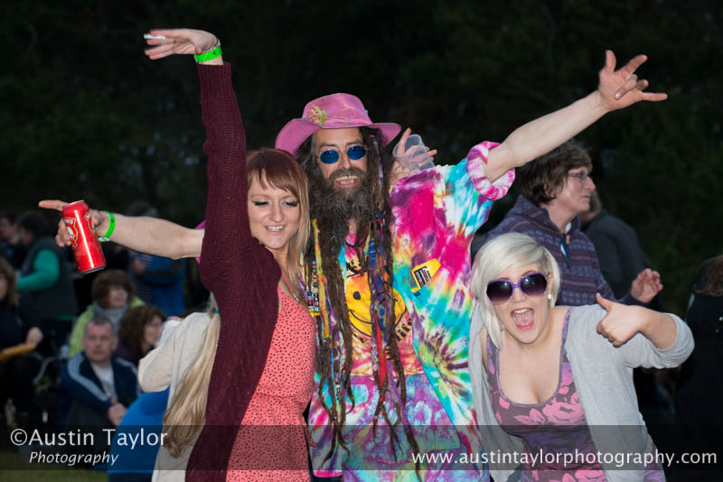 George Manson and friends at the Glusstonberry Festival 2013