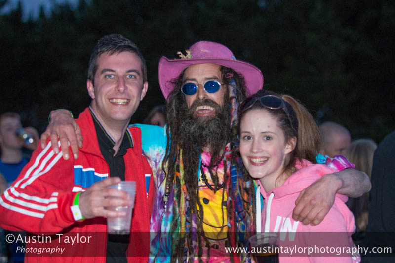 George Manson and friends at the Glusstonberry Festival 2013