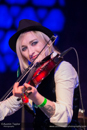 Susan McKay with the Dirty Lemons at the Glusstonberry Festival 2013