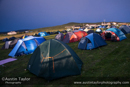 Early morning at the main campsite at the Glusstonberry Festival 2013