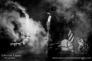 Scalloway Fire Festival 2014 - Guizer Jarl Kenny Grant as Guttorm (The Gruesome) Hart with his squad of Vikings and galley "Eiluj"