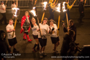 Scalloway Fire Festival 2014 - Guizer Jarl Kenny Grant as Guttorm (The Gruesome) Hart with his squad of Vikings and galley "Eiluj"