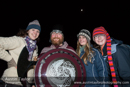 Scalloway Fire Festival 2014 - Guizer Jarl Kenny Grant as Guttorm (The Gruesome) Hart with his squad of Vikings and galley "Eiluj"