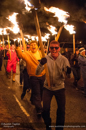 Torchlight procession through Nesting