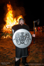 Nesting &amp; Girlsta guizer jarl Sigurd Eysteinsson (Dean Gilfinnan) before his burning galleu Happy Go Lucky