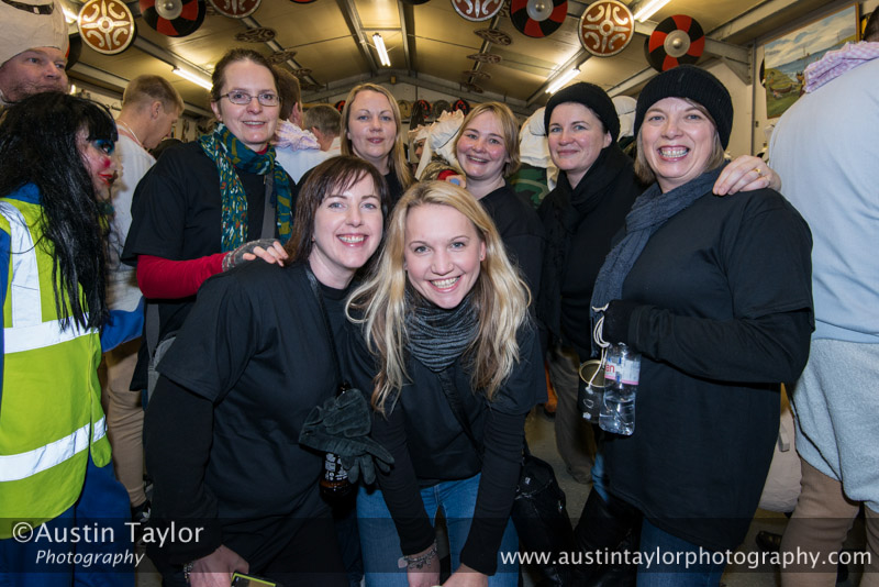 Chocoladies at Uyeasound Up Helly-Aa 2014