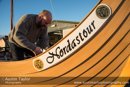 The ceremonial Galley Nordastour at Uyeasound Up Helly-Aa 2014