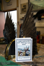 The Guizer Jarl's helmet at the Galley Shed Uyeasound Up Helly-Aa 2014