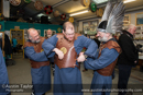 Getting dressed at the Galley Shed Uyeasound Up Helly-Aa 2014