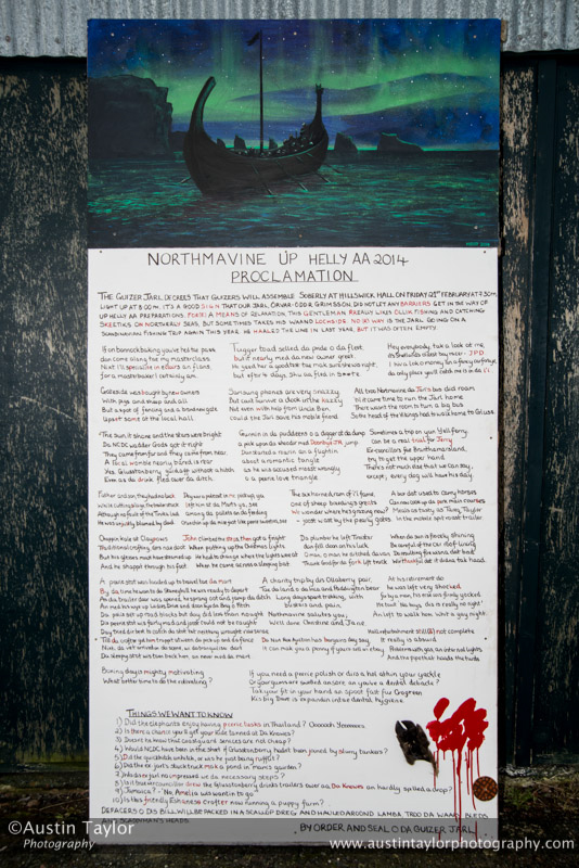 The Bill - Northmavine Up Helly-Aa 2014