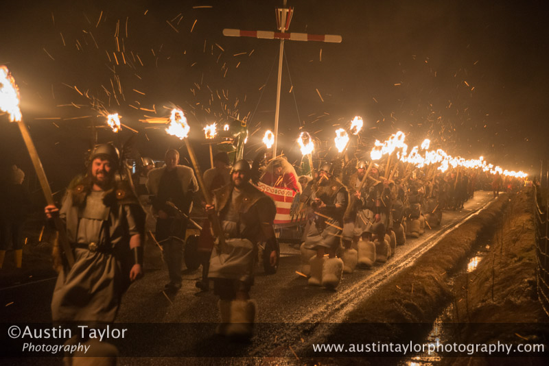 The procession - Northmavine Up Helly-Aa 2014